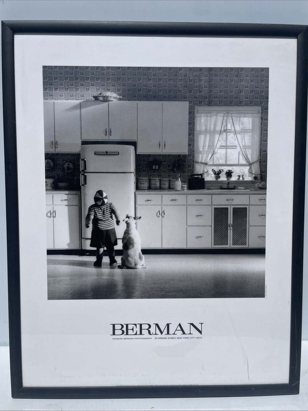 Howard Berman 1990 Photo Framed 'Pie In The Sky" Printed in France 28"H X 22"W